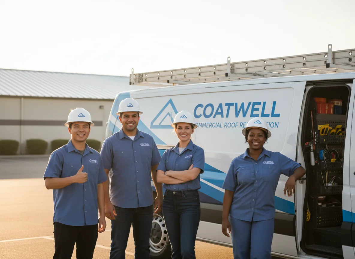 Commercial roof coating company in Paterson, WA